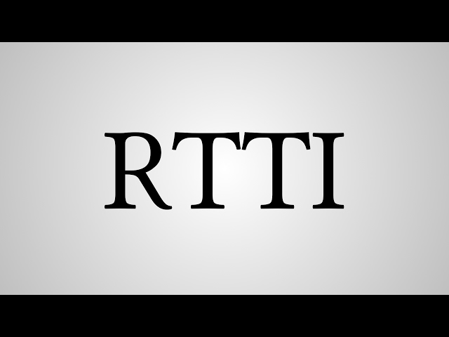 What Does "RTTI" Stand For?