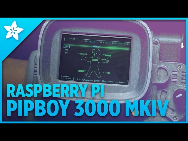 3D Printed Pipboy 3000 MKIV with Raspberry Pi