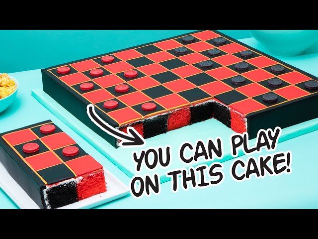 ¡Jugando a las damas de chocolate en un pastel! | Cómo hacerlo con Yolanda Gampp