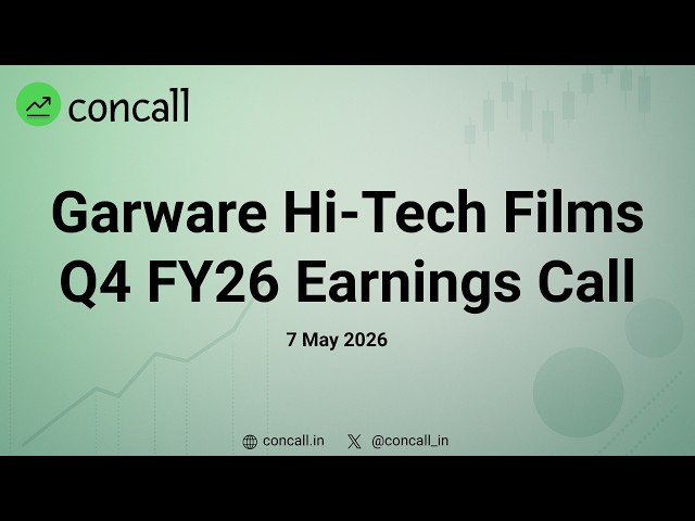 Garware Hi Tech Films Q4 FY26 Earnings Conference Call | Concall.in