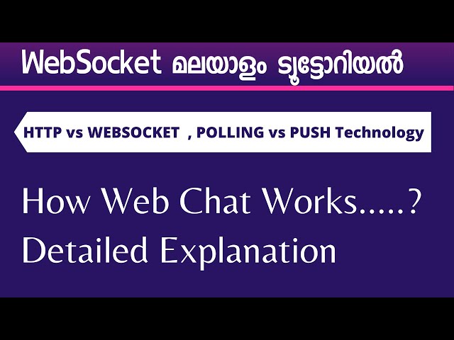 websocket malayalam tutorial / how chat works