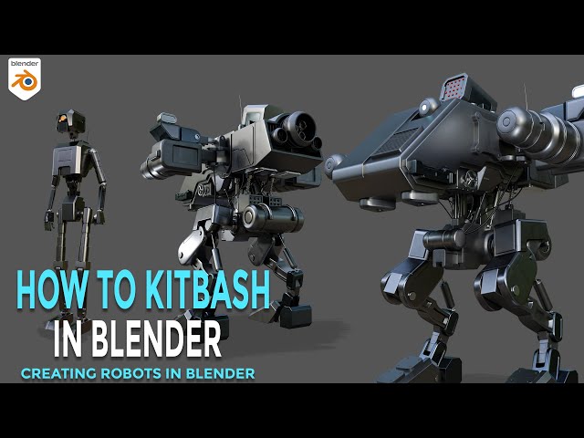 How To Kitbash in Blender (Free Pack)