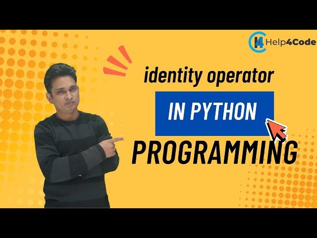 What is identity operator in python programming #python #programming #programminglife