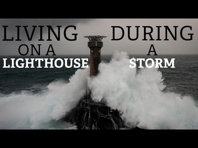 Living on Longships Lighthouse during Storm Goretti