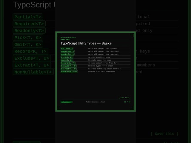 Struggling with TypeScript utility types?