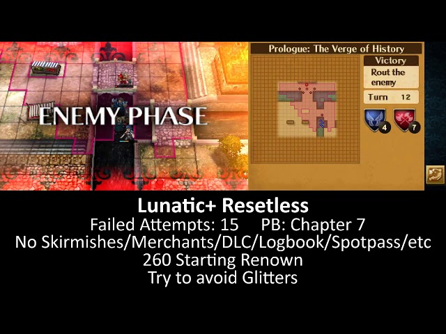 FE Awakening Lunatic+ Resetless Deathless - Part 1