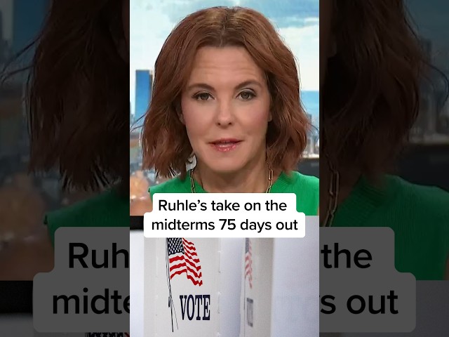 Ruhle's take on the midterms 75 days out