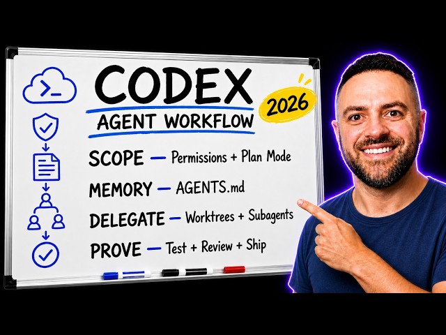 Codex Tutorial for Beginners: Build Your Complete Agent Workflow (Under 25 Minutes)