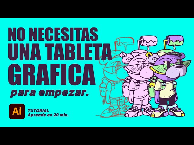 Aprende a vectorizar tus ilustraciones en Illustrator en 20 min -Tutorial principiantes