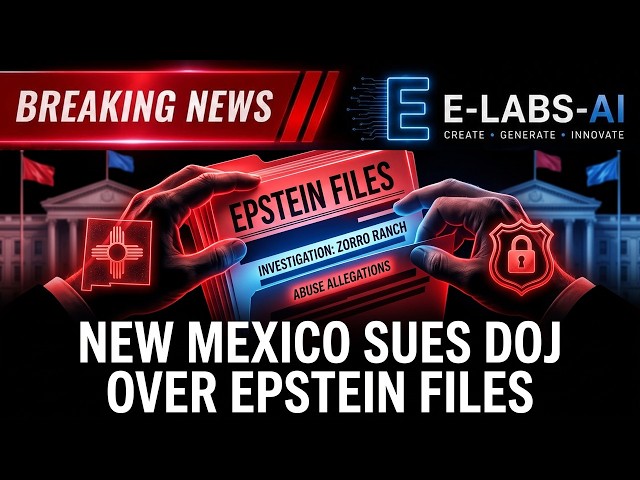 New Mexico sues DOJ over Epstein files — Explained | E-Labs AI
