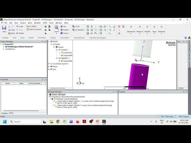 Design a Dipole antenna for any frequency - Detailed dipole simulation - Ansys Electronics Desktop