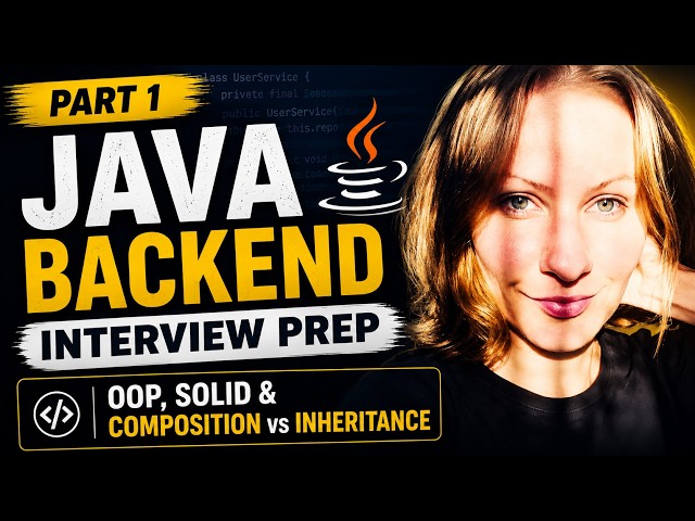 Java Backend Interview Prep — Part 1: OOP, SOLID & Composition vs Inheritance