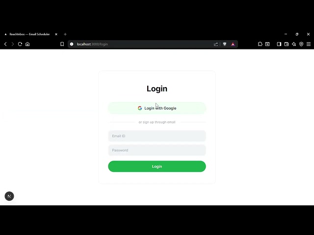 ReachInbox Hiring Assignment – Full-stack Email Job Scheduler