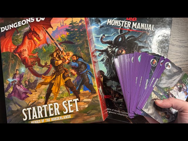 DnD 5e 2014 Monster Manual vs 2024 Monster Cards