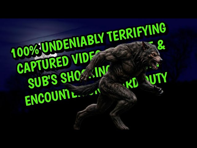 ##DOGMAN, EVIDENCIA DE VIDEO 100% INNEGABLEMENTE ATERRADORA Y EL IMPACTANTE ENCUENTRO DE UN GUARD...