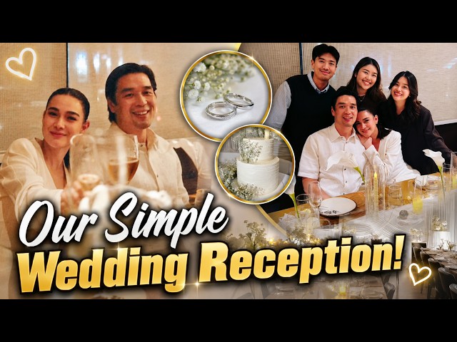 BEA Alonzo The SIMPLE Wedding Reception sa KASAL ni Bea Alonzo and Vincent Co
