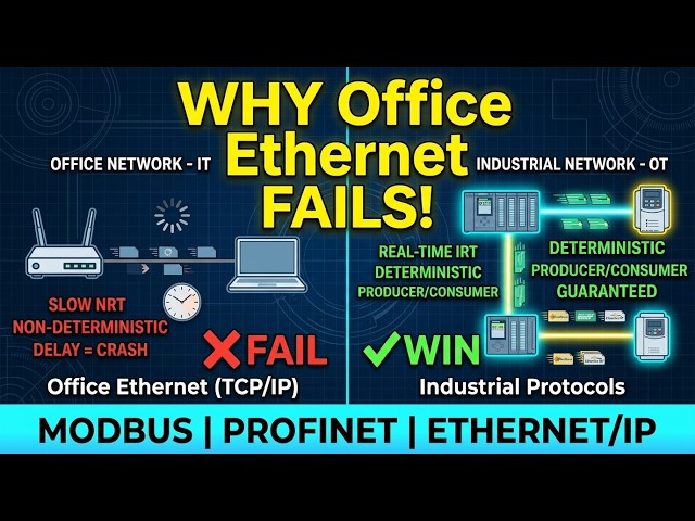Industrial Communication Protocols Explained: Modbus, Profinet & Ethernet/IP
