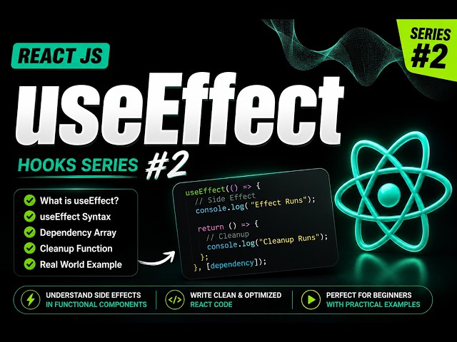 React Hooks Series #2 | useEffect Explained | Real Examples for Beginners | In Tech Nanisai