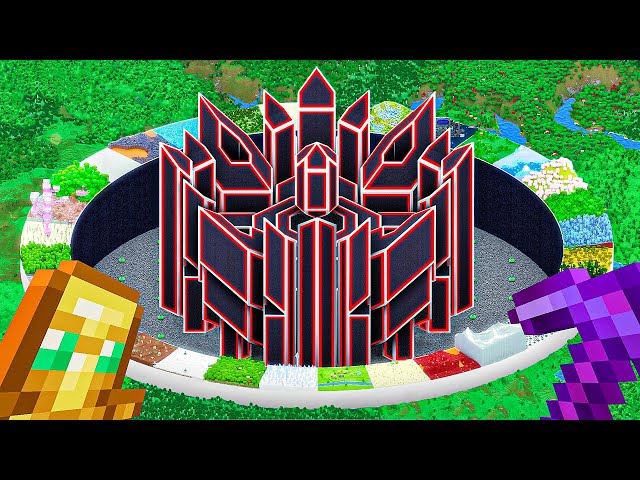 He construido la SURVIVAL BASE MÁS GRANDE en Minecraft!