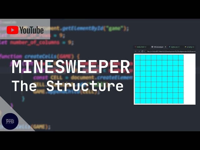 How to Build Minesweeper from Scratch (HTML, CSS & JS) | Grid Setup