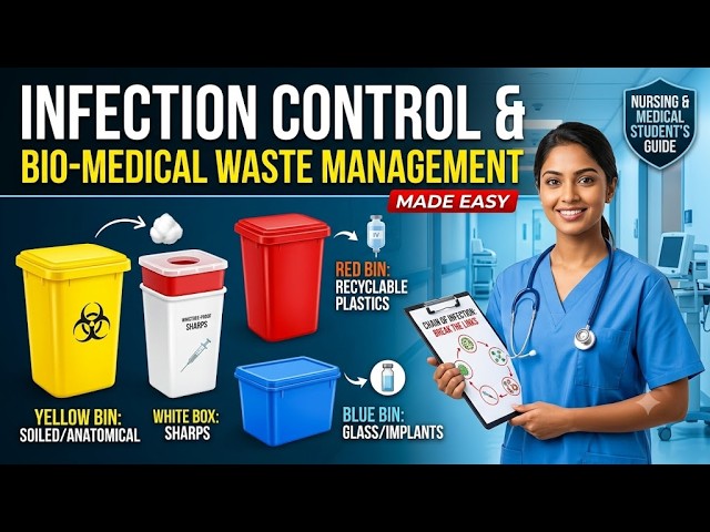 Infection Control & BMW Management Made Easy! | BSc Nursing, CNET & NORCET Exam