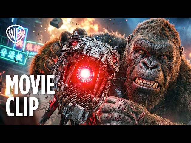 Godzilla vs. Kong | Mechagodzilla Full Fight Scene | Movie Clip | Warner Bros. Entertainment