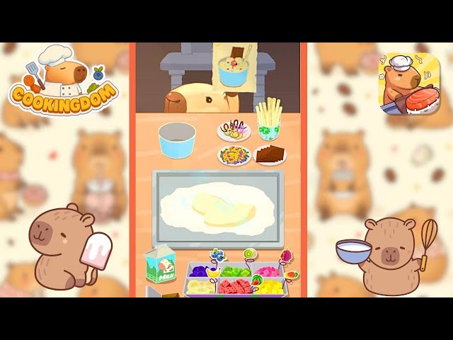 Cuciniamo per il CapyBara su Cookingdom - roll gelato e pesce grigliato!