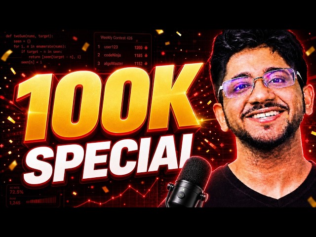 Live Leetcode Discussion Stream | Last 3 - 4 contest Trends |  100 K Special