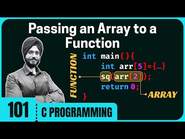 Passing an Array to a Function