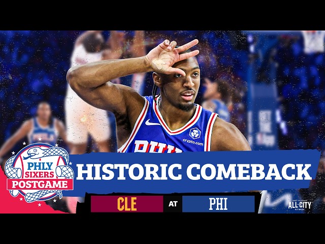 Tyrese Maxey, LeBron James Lead 76ers' FURIOUS Comeback Win Over Cavs | PHLY Sixers Postgame