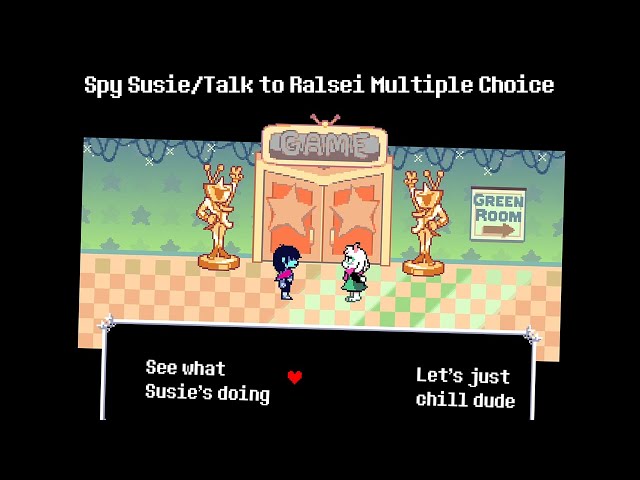 Deltarune Chapter 3 – What Happens If You Choose Each Option with Susie and Ralsei? #1 (New Save)