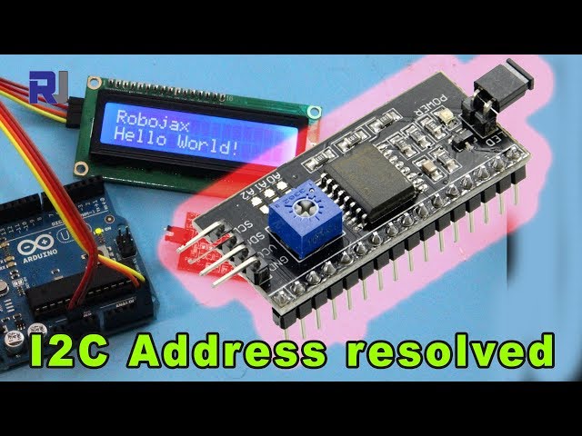 LCD1602 I2C Address for Arduino explained and how to set I2C address RJT101