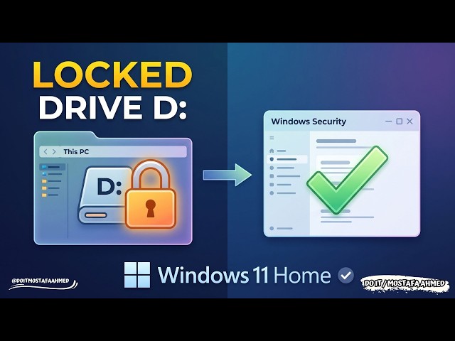 How to Block Drive Access for Other Users in Windows 11 (Easy NTFS Security)