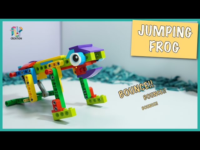 A Jumping Frog with LEGO Education BricQ Motion Essential