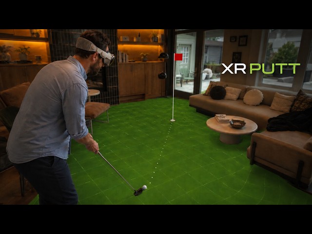 Realistic Putting on Vision Pro | XR Putt