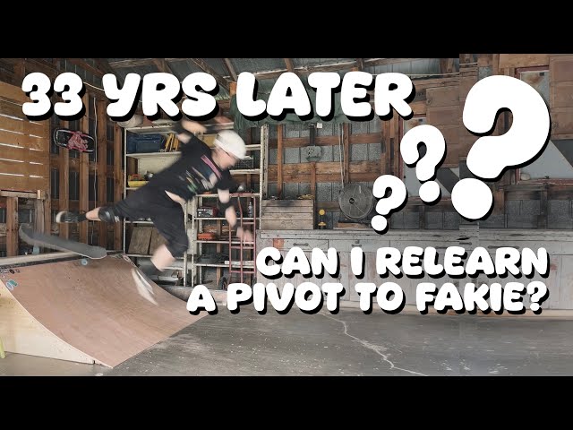 Old Skater Wants To Relearn Pivot to Fakies 