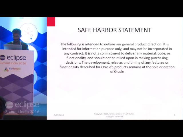 JDK 9 Modules and Java Linker JLink  by G Bhanu Prakash at EclipseSummit'16 Trailer