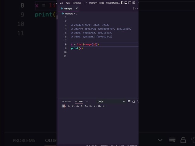 The Python Range Function Does This?? #python #programming #coding