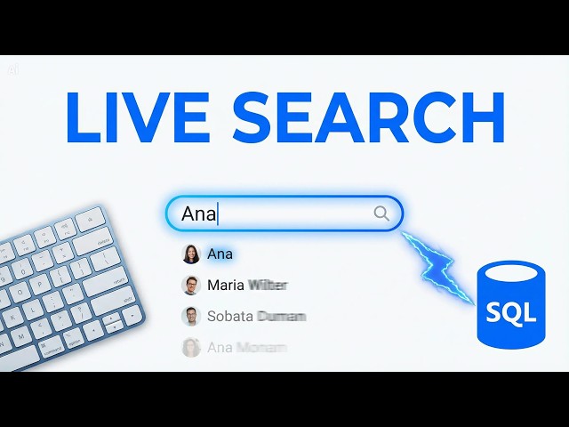 Live Search with Python and SQL: Filter like a Pro | Ep. 3