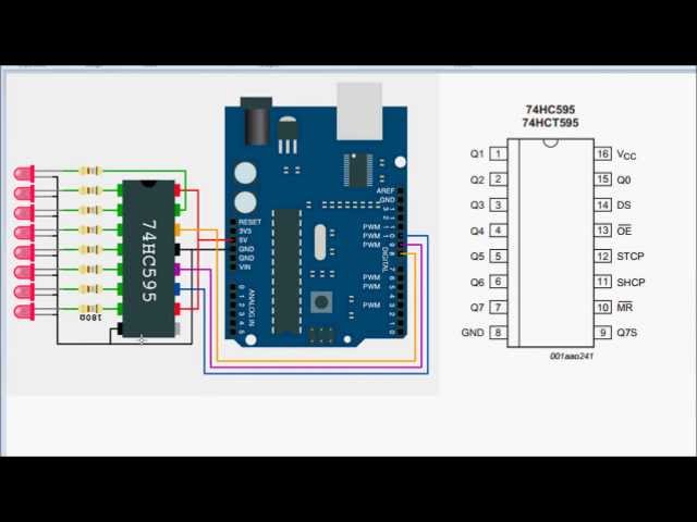 Arduino Tutorial #3 - Shift Registers (74HC595)