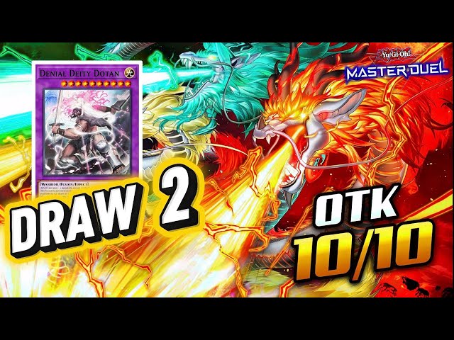 The 10/10 Tenpai Tech That Lets You Draw 2 For FREE! ⚡DENIAL DEITY DOTAN ft. Z-ARC [Master Duel]