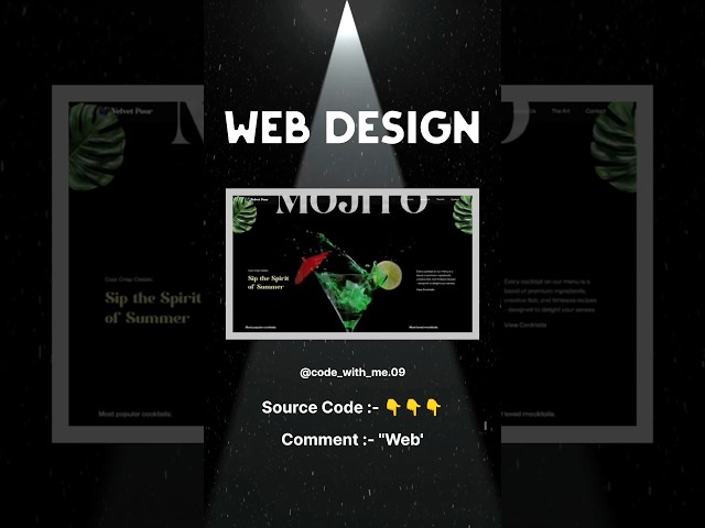 Modern Web Design Tutorial 🔥 | HTML CSS JavaScript Project