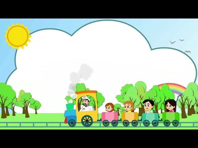 The Rainbow Train Adventure 🚂🌈 | Learn Colors Song for Kids