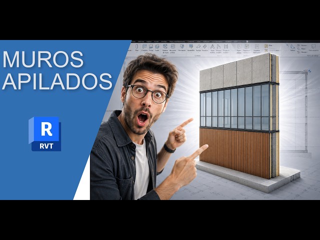 How to create STACKED WALLS in REVIT - Configuration
