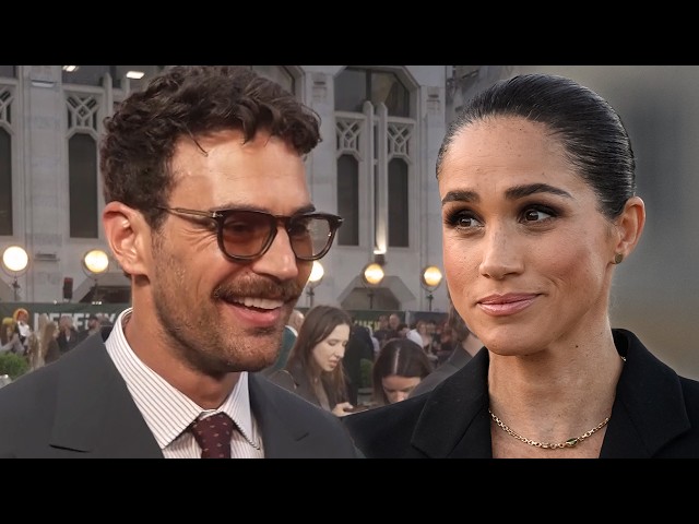 Theo James REACTS to Meghan Markle 'The Gentlemen' Casting Rumors