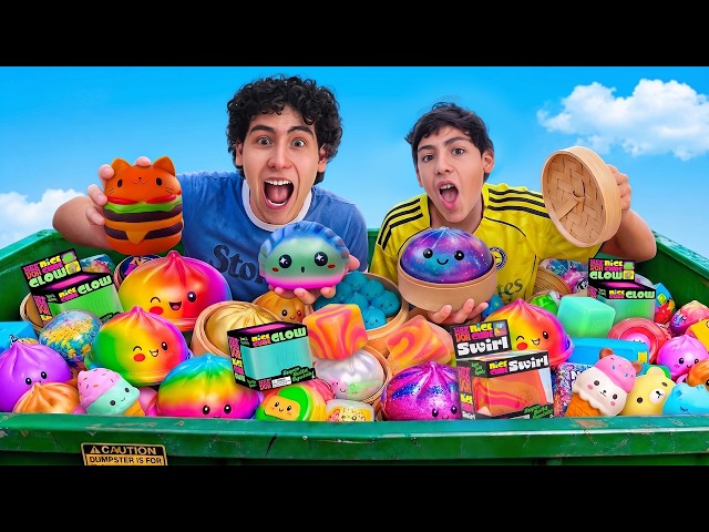 ENCONTRE una CAJA CON DUMPLINGS Y SQUISHYS VIRALES 😱