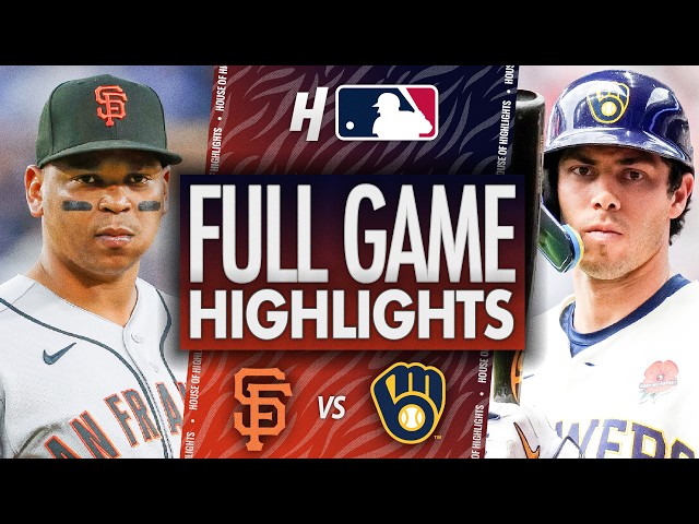 Gigantes de San Francisco vs. Cerveceros de Milwaukee - RESUMEN COMPLETO DEL PARTIDO 🔥 1 de junio...