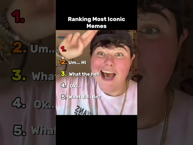 Ranking Most Iconic Memes #ranking #funny #funnyshorts #funnyvideos #memes