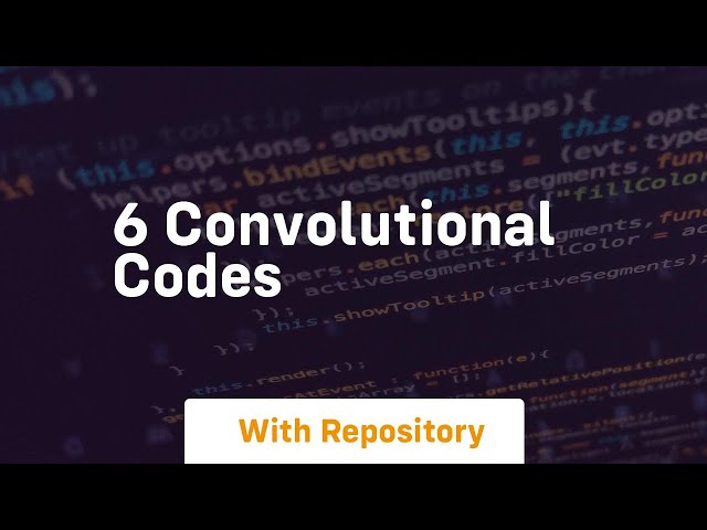 6 convolutional codes