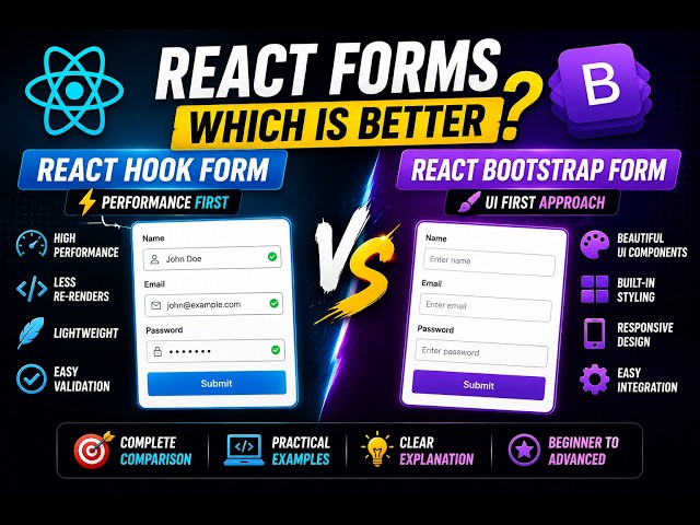 Best Way to Build Forms in React? Hook Form vs Bootstrap